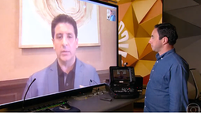Globo broadcast appearance: Remote studio interview