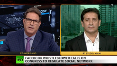 RT America broadcast appearance: Regulating social networks